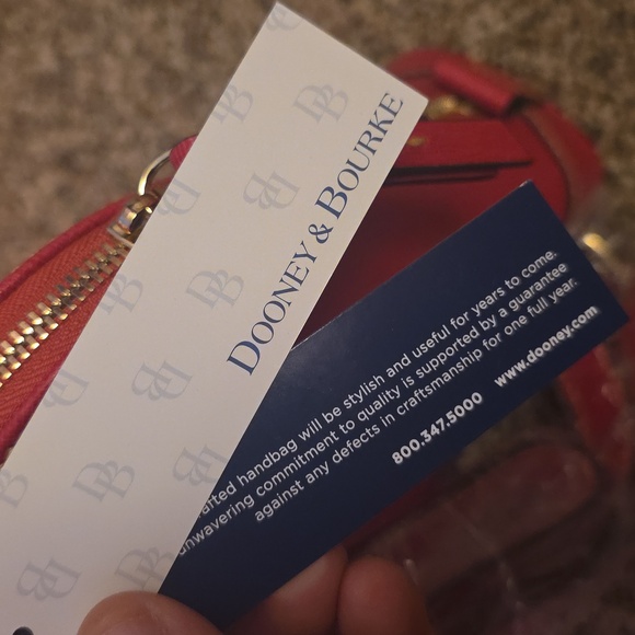 NWT Dooney & Bourke Red Backpack - Picture 3 of 6